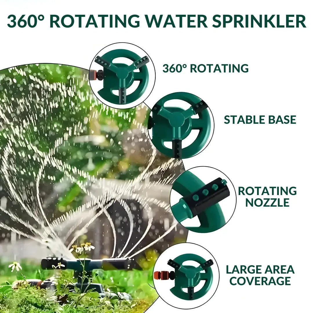 360° Rotating Adjustable Water Sprinkler