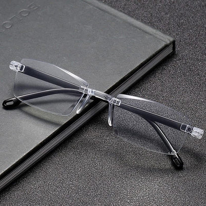 ClearView™ - Rimless One Power Auto Focus Reading Glasses 👓✨ ( Buy 1 Get 1 Free🔥🔥)