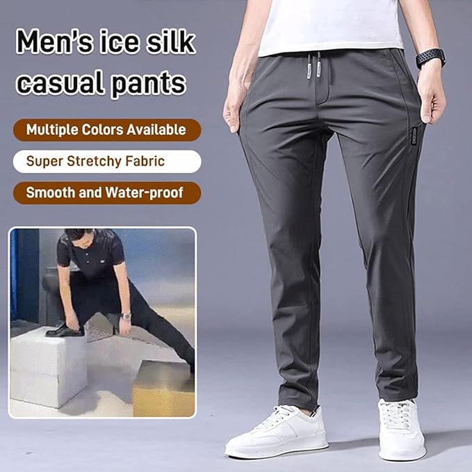 Combo of 2 Pcs Men's Regular Fit Lycra Track Pants (Pack of 2)