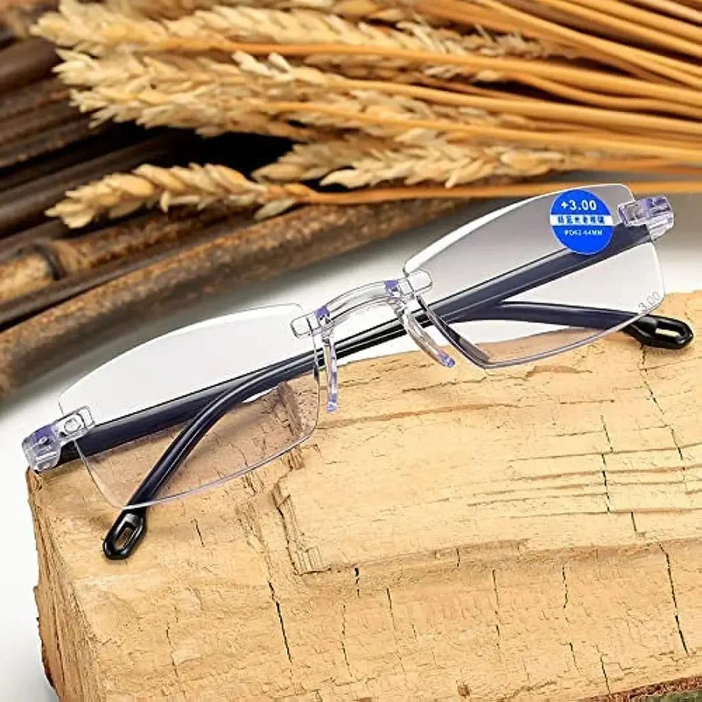 ClearView™ - Rimless One Power Auto Focus Reading Glasses 👓✨ ( Buy 1 Get 1 Free🔥🔥)