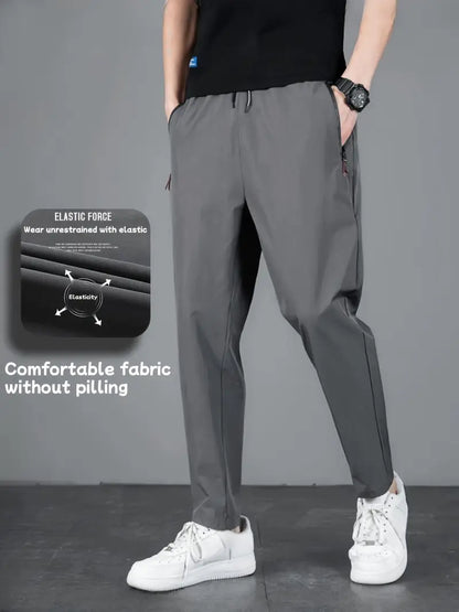 Combo of 2 Pcs Men's Regular Fit Lycra Track Pants (Pack of 2)