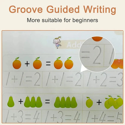 Sank Magic Practice Copybook (Buy 1 Book Get 3 BOOKS,1 PEN,1 GRIP,10 REFILL FREE)